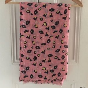 Cotton animal print / flower scarf